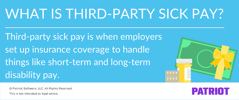 defines what is third-party sick pay with illustrations and text