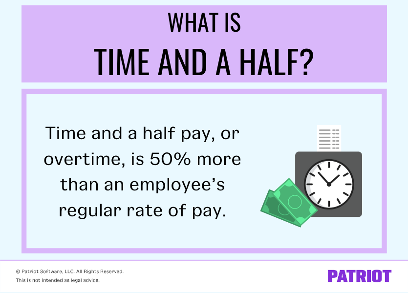 what is time and a half for employers